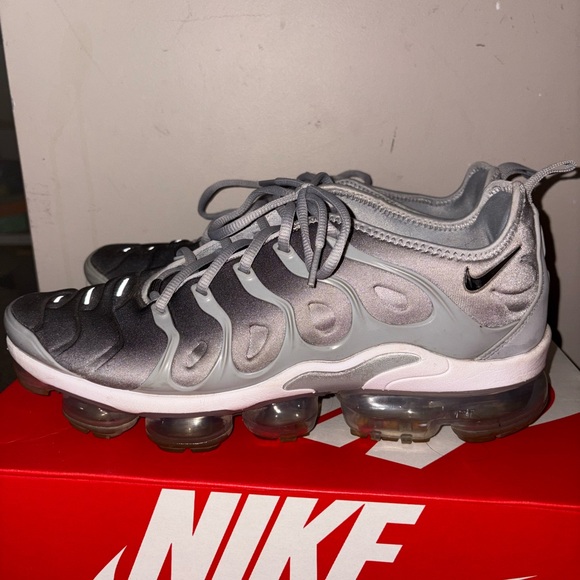 Nike Cool Gray VaporMax Plus Sneakers - Picture 2 of 5